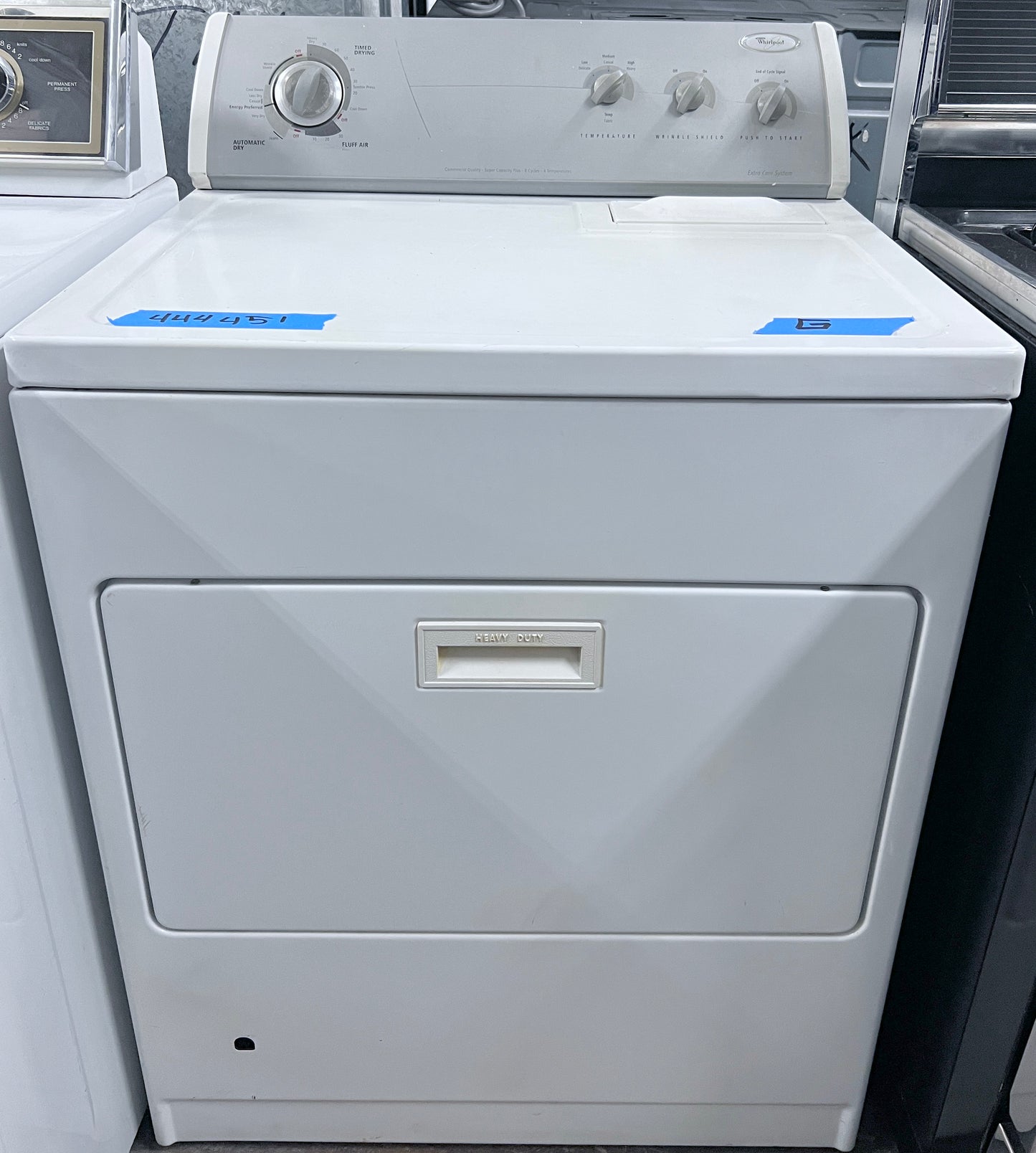 29 Inch Whirlpool LGR6636PW Front Load Gas Dryer Machine , White , 444451