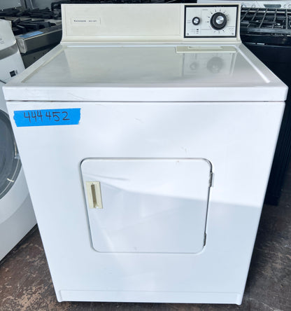 29 Inch Kenmore Front Load Electric Dryer , 110.96210100, White , 444452