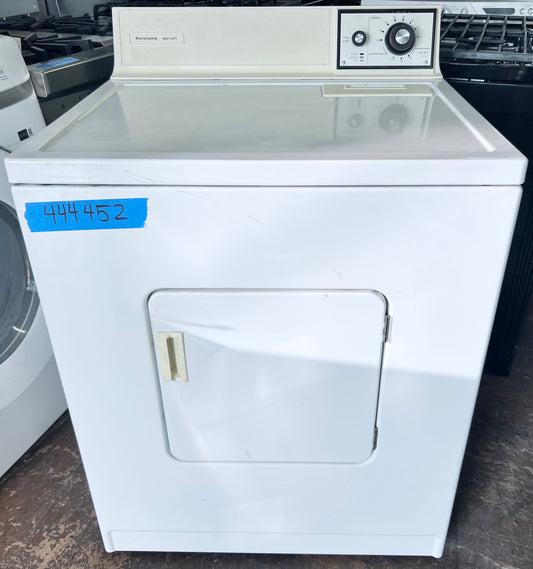 29 Inch Kenmore Front Load Electric Dryer , 110.96210100, White , 444452