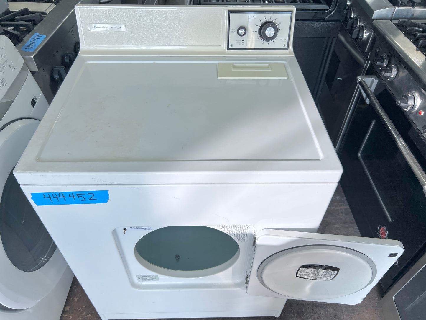 29 Inch Kenmore Front Load Electric Dryer , 110.96210100, White , 444452
