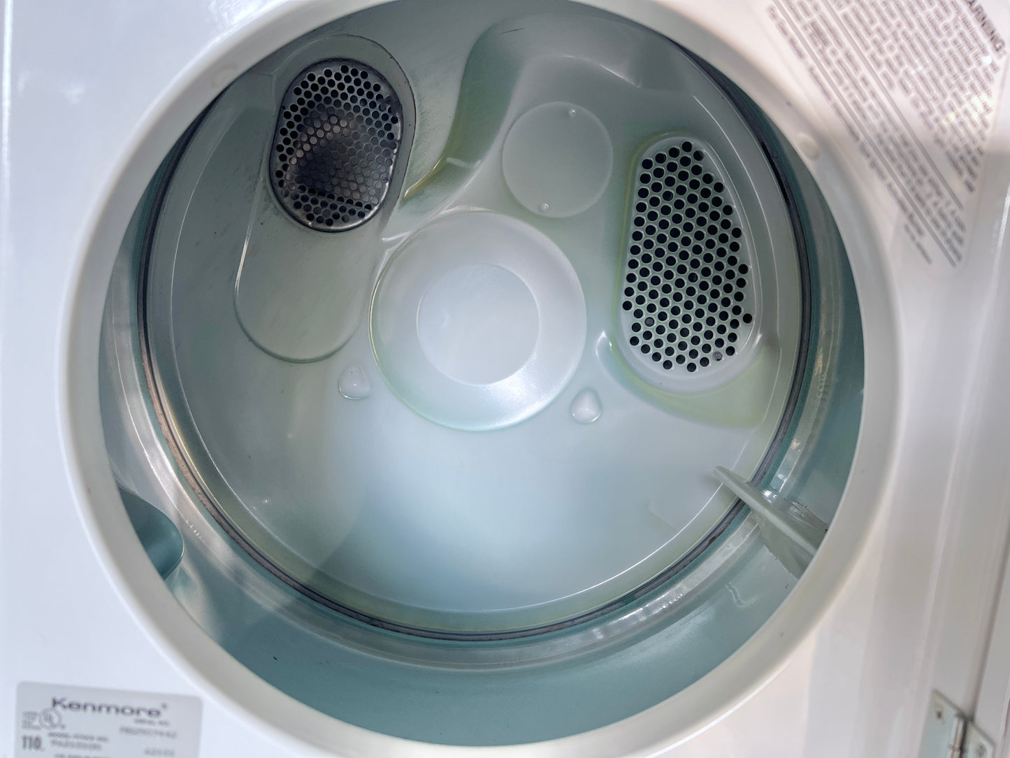 29 Inch Kenmore Front Load Electric Dryer , 110.96210100, White , 444452