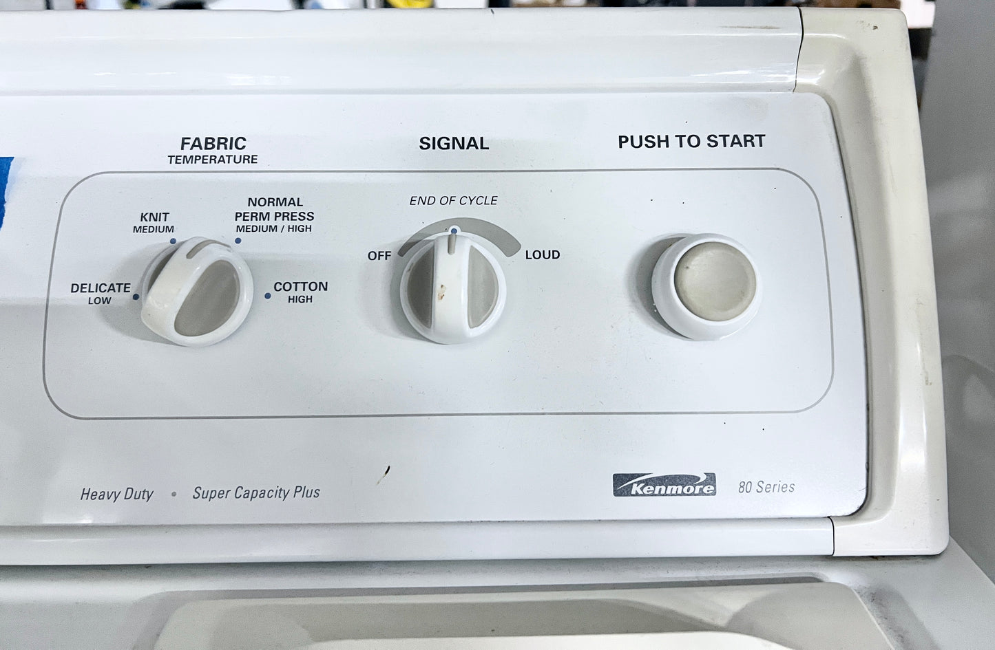 29 Inch Kenmore Front Load Gas Dryer Machine , 110.76822690 , White , 444456