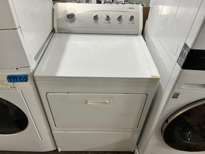 Kenmore 800 Series Front Load Gas Dryer , White and Silver , 101213