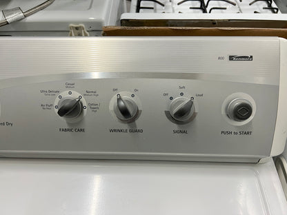 Kenmore 800 Series Front Load Gas Dryer , White and Silver , 101213