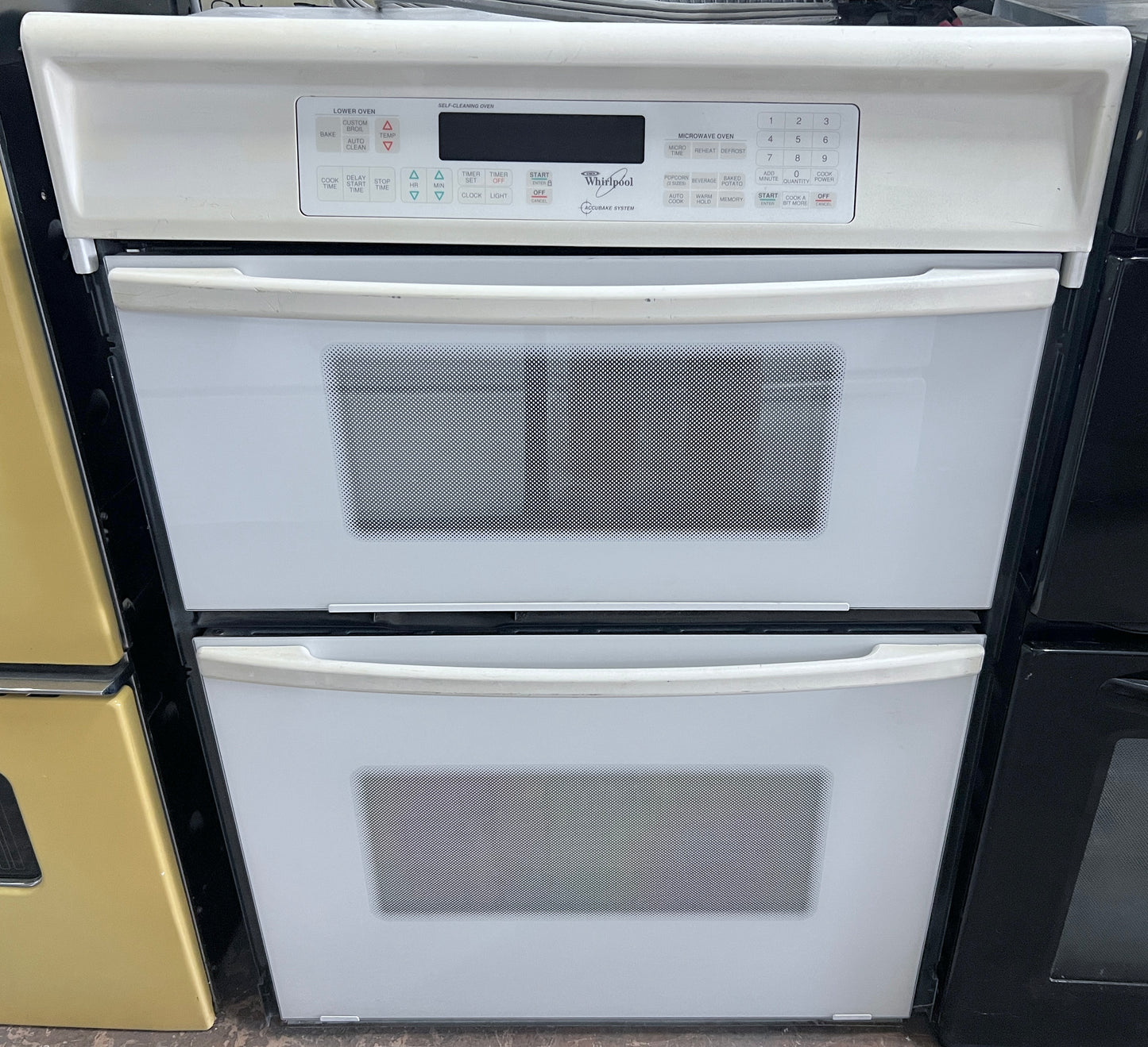 30 Inch Whirlpool Built In Wall Microwave and Oven Combo , White , 444470