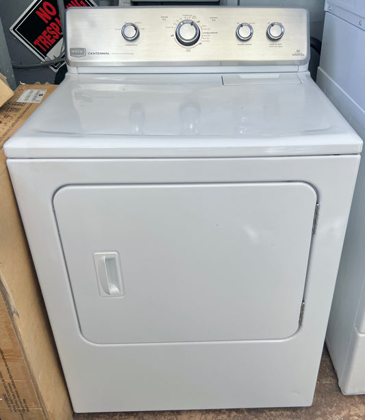 29 inch Maytag Centennial Series  MEDC400BW  Electric Dryer 7.0 cu. ft. Front Load , High Efficiency, IntelliDry Sensor , Wrinkle Control , 444466