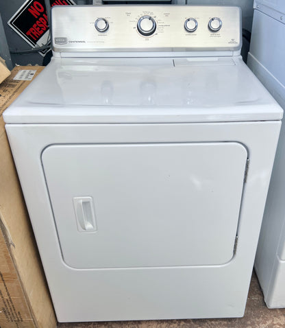 29 inch Maytag Centennial Series  MEDC400BW  Electric Dryer 7.0 cu. ft. Front Load , High Efficiency, IntelliDry Sensor , Wrinkle Control , 444466