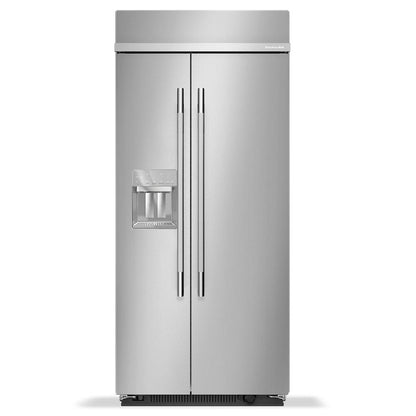KBSD736SPS Kitchenaid Side By Side Built In Refrigerator , Water and Ice Dispenser , Stainless Steel 36 Inch 013006