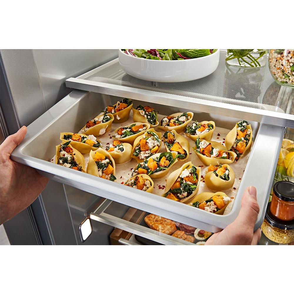 KBSD736SPS Kitchenaid Side By Side Built In Refrigerator , Water and Ice Dispenser , Stainless Steel 36 Inch 013006