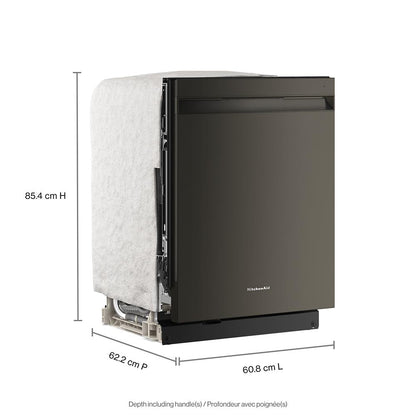 Kitchenaid KDPS624SBE  Built in Dishwasher , 3rd Rack , 44 dBA , Black Ore , 24 Inch , 222012