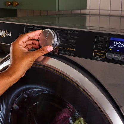 Whirlpool WFW6720RR Smart 5.0 Cu Ft Steam Washer Front Load Radiant Silver Energy Star , 27 Inch , New 999005