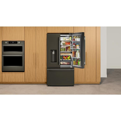 Kitchenaid KRFC636SBE Counter Depth French Door Refrigerator , Exterior Ice and Water Dispenser , Black Ore ,23 Cu Ft ,  36 Inch 333002