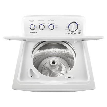 Amana 3.8 Cu Ft Top Load Washer Machine , White , Stainless Steel Tub , NTW4519JW , 27 Inch , New , 999017