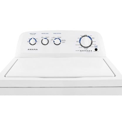 Amana 3.8 Cu Ft Top Load Washer Machine , White , Stainless Steel Tub , NTW4519JW , 27 Inch , New , 999017
