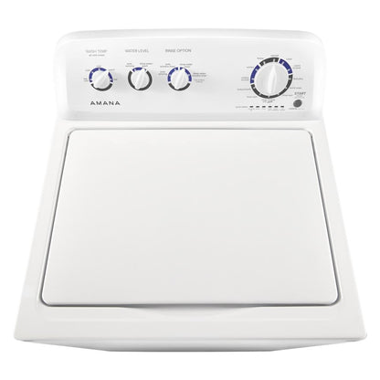 Amana 3.8 Cu Ft Top Load Washer Machine , White , Stainless Steel Tub , NTW4519JW , 27 Inch , New , 999017