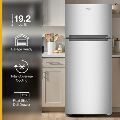 Whirlpool WRTX5118TZ 18 Cu Ft , 28 Inch Width , Fingerprint Resistant Stainless Steel , 111011
