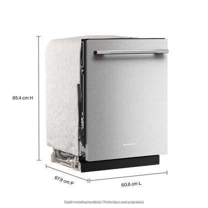 Kitchenaid KDTS324SPS Built In Dishwasher . 3rd Rack , Print Shield Stainless Steel , 24 Inch , 222016