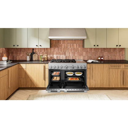 KFDD948SSS Kitchenaid Gas Range Commercial Style Dual Fuel with Griddle and Air Fry Oven , Convection , 6 Burner , Stainless Steel 48 Inch 013009