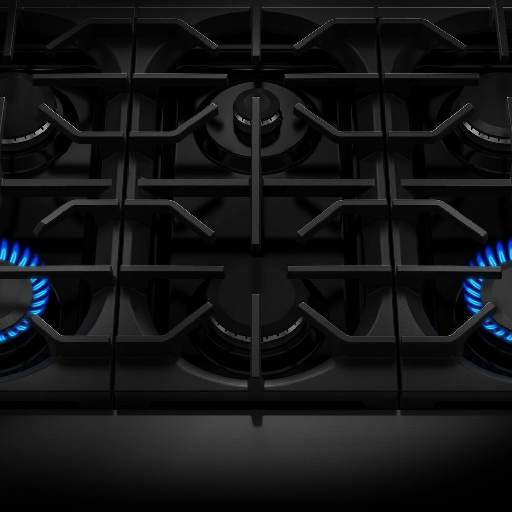 KFDD948SSS Kitchenaid Gas Range Commercial Style Dual Fuel with Griddle and Air Fry Oven , Convection , 6 Burner , Stainless Steel 48 Inch 013009