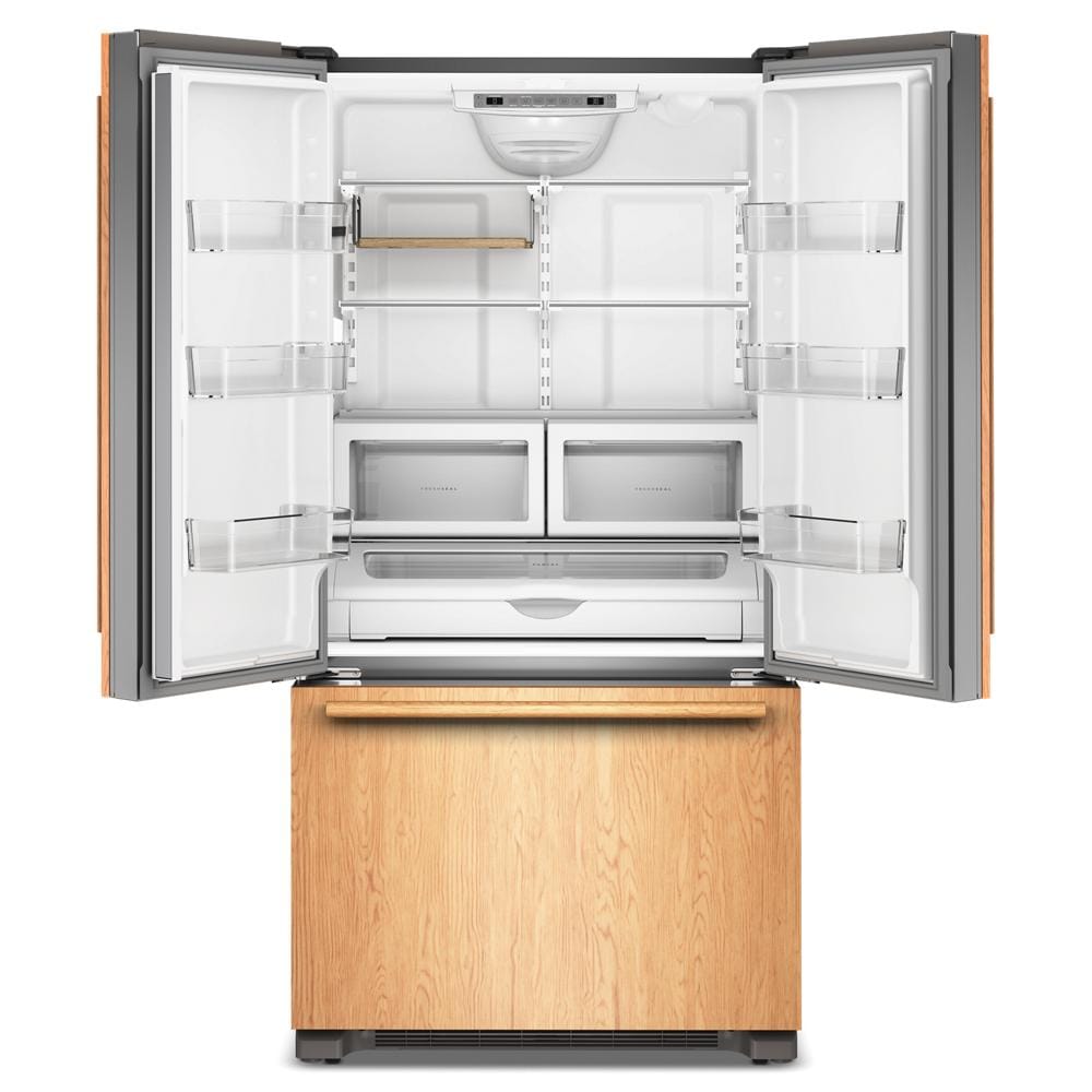 Kitchenaid KRFC136TPA Counter Depth Refrigerator French Door Style , Internal Water and Ice Dispenser , 22 Cu Ft , Panel Ready , 36 Inch , 333007