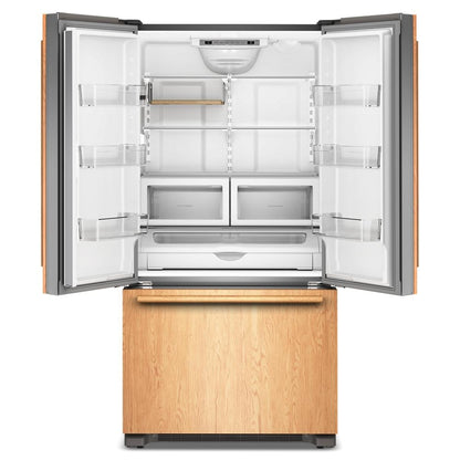 Kitchenaid KRFC136TPA Counter Depth Refrigerator French Door Style , Internal Water and Ice Dispenser , 22 Cu Ft , Panel Ready , 36 Inch , 333007