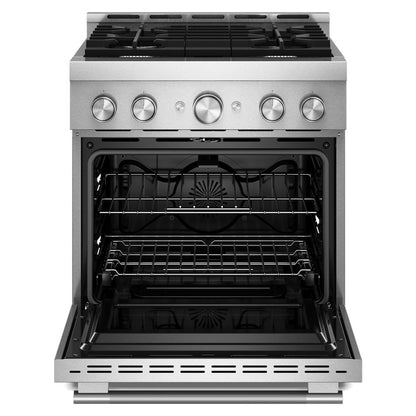 KFGS930SSS Kitchenaid Gas Range Commercial Style Air Fry Oven , Convection , 4 Burner , Stainless Steel 30 Inch 013008