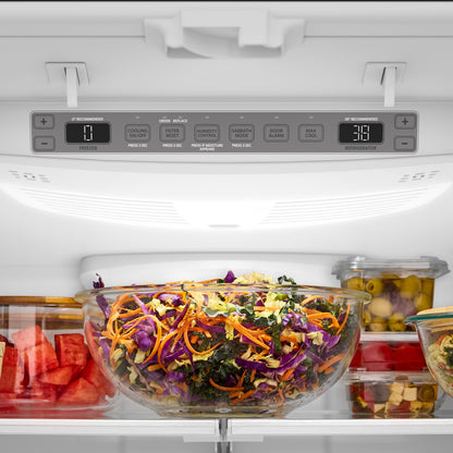 Kitchenaid KRFC136SPS Counter Depth Refrigerator French Door Style , Internal ice and Water Dispenser , 20 Cu Ft , Print Shield Stainless Steel , 36 Inch , 333009