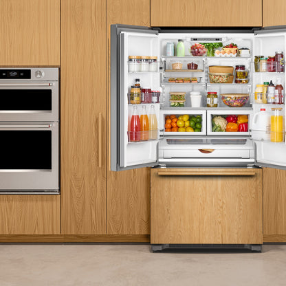 Kitchenaid KRFC136TPA Counter Depth Refrigerator French Door Style , Internal Water and Ice Dispenser , 22 Cu Ft , Panel Ready , 36 Inch , 333007