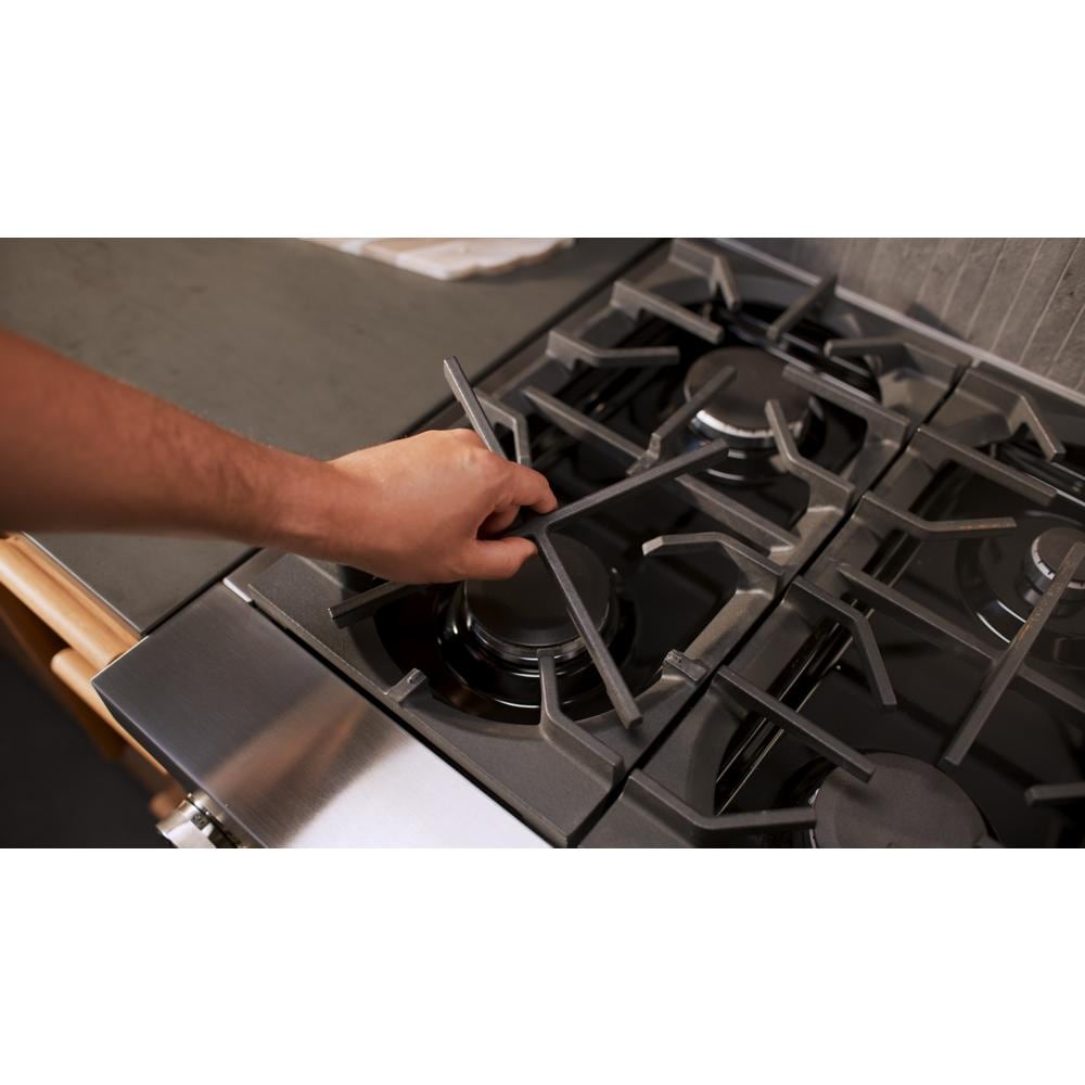 KFGS936SSS Kitchenaid Gas Range Commercial Style with Air Fry Oven , Convection , 6 Burner , Stainless Steel 36 Inch 013005