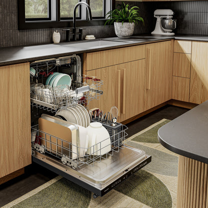 Kitchenaid KDTS424SBE Built In Dishwasher , Third Rack , 44 dBA , Black Ore , 24 Inch 222014