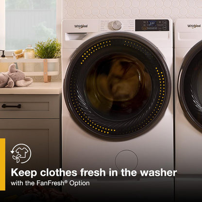 Whirlpool WFW6720RW Smart 5.0 Cu Ft Washer Front Load White Energy Star 27 Inch New 999009