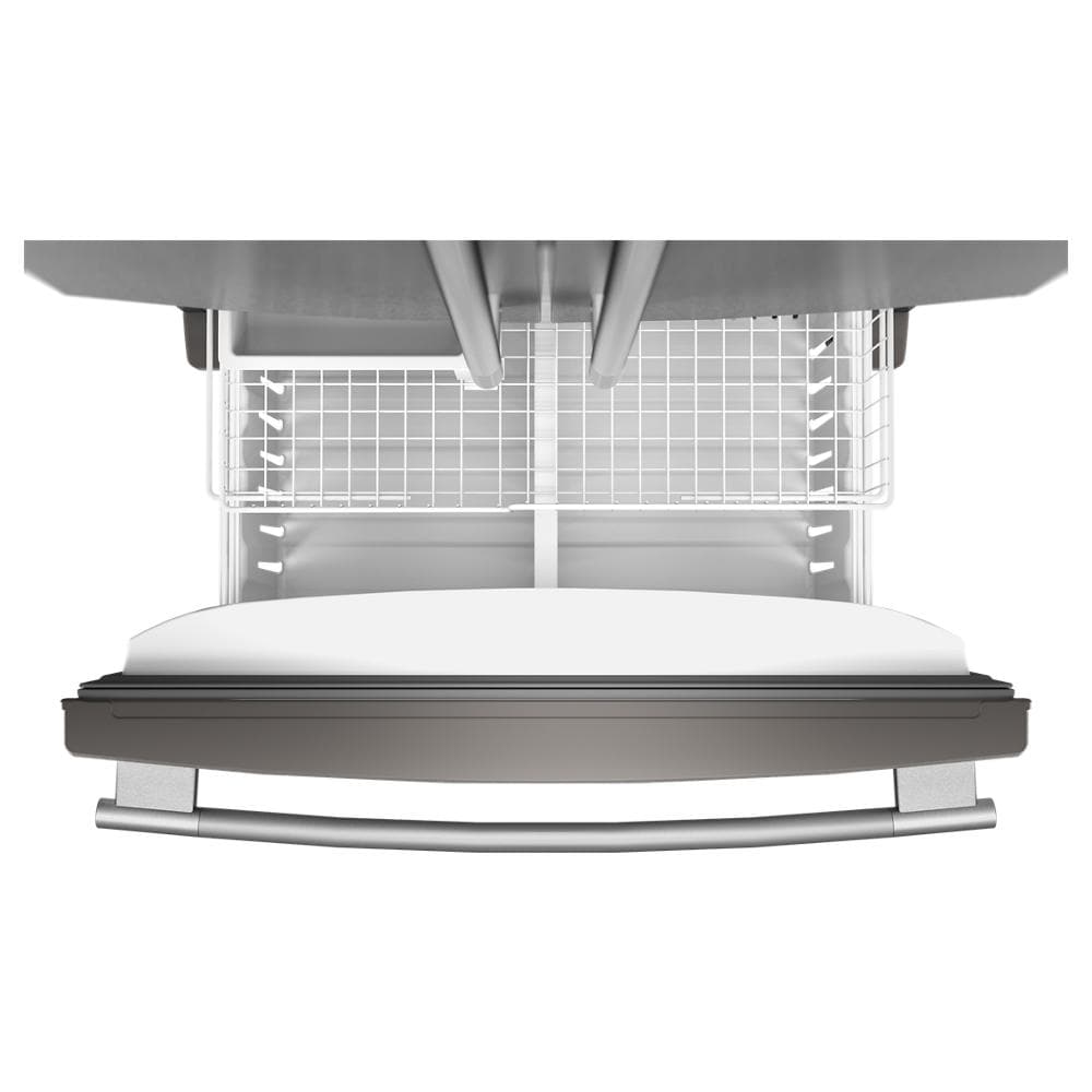 Kitchenaid KRFC136SPS Counter Depth Refrigerator French Door Style , Internal ice and Water Dispenser , 20 Cu Ft , Print Shield Stainless Steel , 36 Inch , 333009