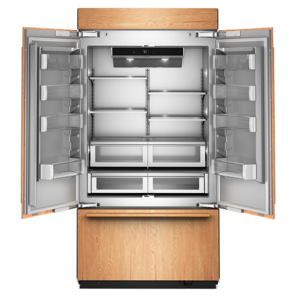 KBFN542TPA Kitchenaid French Door Style Built In Refrigerator with Platinum Interior , Panel Ready Doors , Bottom Freezer Mount Refrigerator 42 Inch 013014