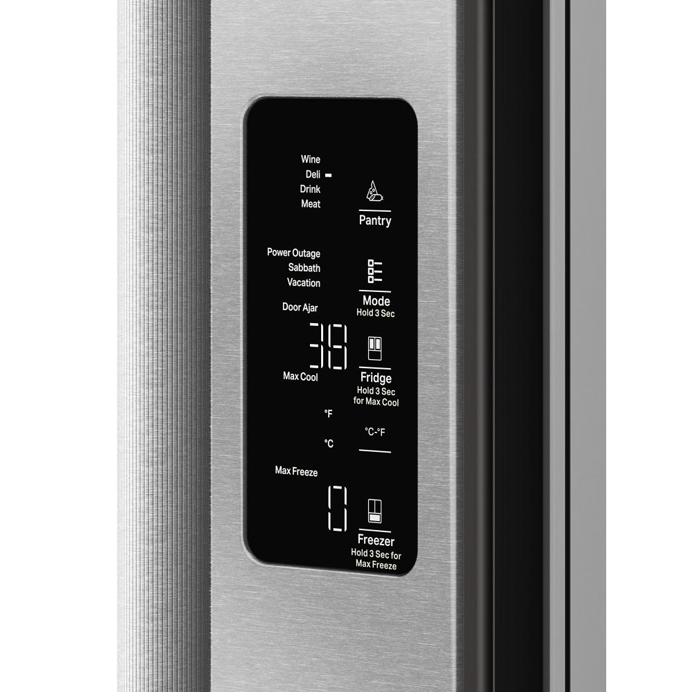 Kitchenaid KRFC536SPS Counter Depth Refrigerator French Door Style , Internal Ice and Water , 23 CU Ft , 36 Inch , Print Shield Stainless Steel , 333011