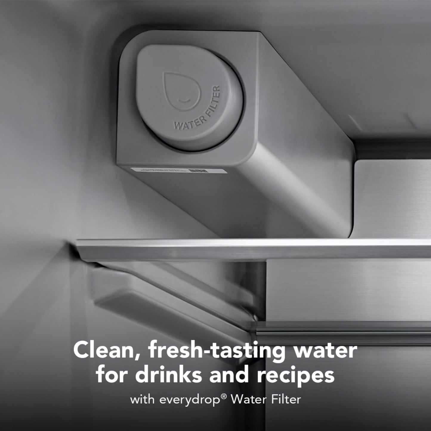 Kitchenaid KRFC636SJP Counter Depth French Door Refrigerator , Exterior Ice and Water Dispenser , 23 Cu Ft , Juniper , 333003