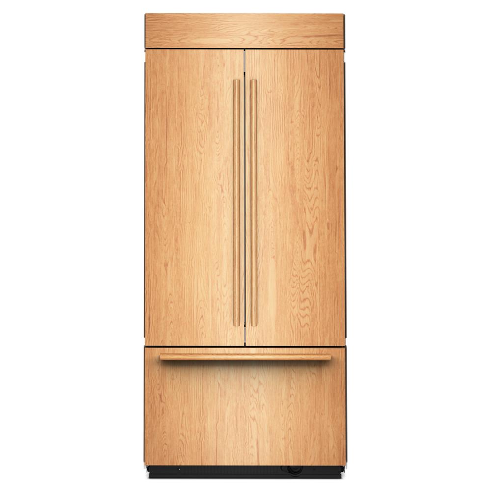 KBFN536TPA Kitchenaid French Door Style Built In Refrigerator with Platinum Interior Panel , Panel Ready Doors , Bottom Freezer Mount Refrigerator 36 Inch 013015
