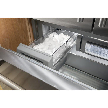 KBFN536TPA Kitchenaid French Door Style Built In Refrigerator with Platinum Interior Panel , Panel Ready Doors , Bottom Freezer Mount Refrigerator 36 Inch 013015
