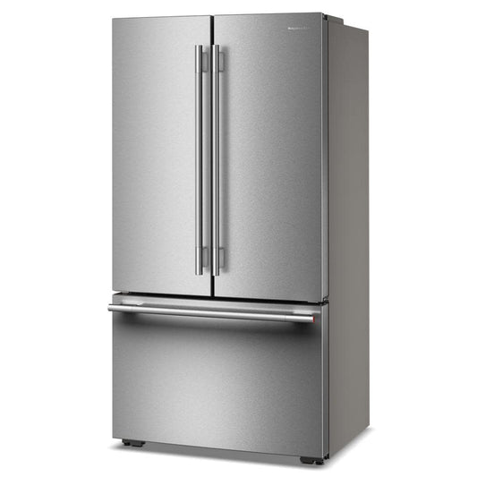 Kitchenaid KRFC236SPS Counter Depth Refrigerator French Door Style , Internal Ice and Water Dispenser , 24 Cu Ft , Print Shield Stainless Steel , 36 Inch , 333008