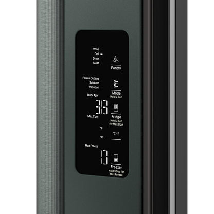 Kitchenaid KRFC636SJP Counter Depth French Door Refrigerator , Exterior Ice and Water Dispenser , 23 Cu Ft , Juniper , 333003