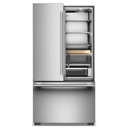 Kitchenaid KRFC236SPS Counter Depth Refrigerator French Door Style , Internal Ice and Water Dispenser , 24 Cu Ft , Print Shield Stainless Steel , 36 Inch , 333008