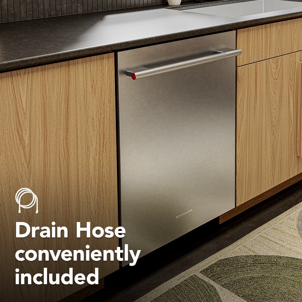 KitchenAid KDFS424SPS Built In Dishwasher , 3rd Rack , Print Shield Stainless Steel , 24 Inch , 222019