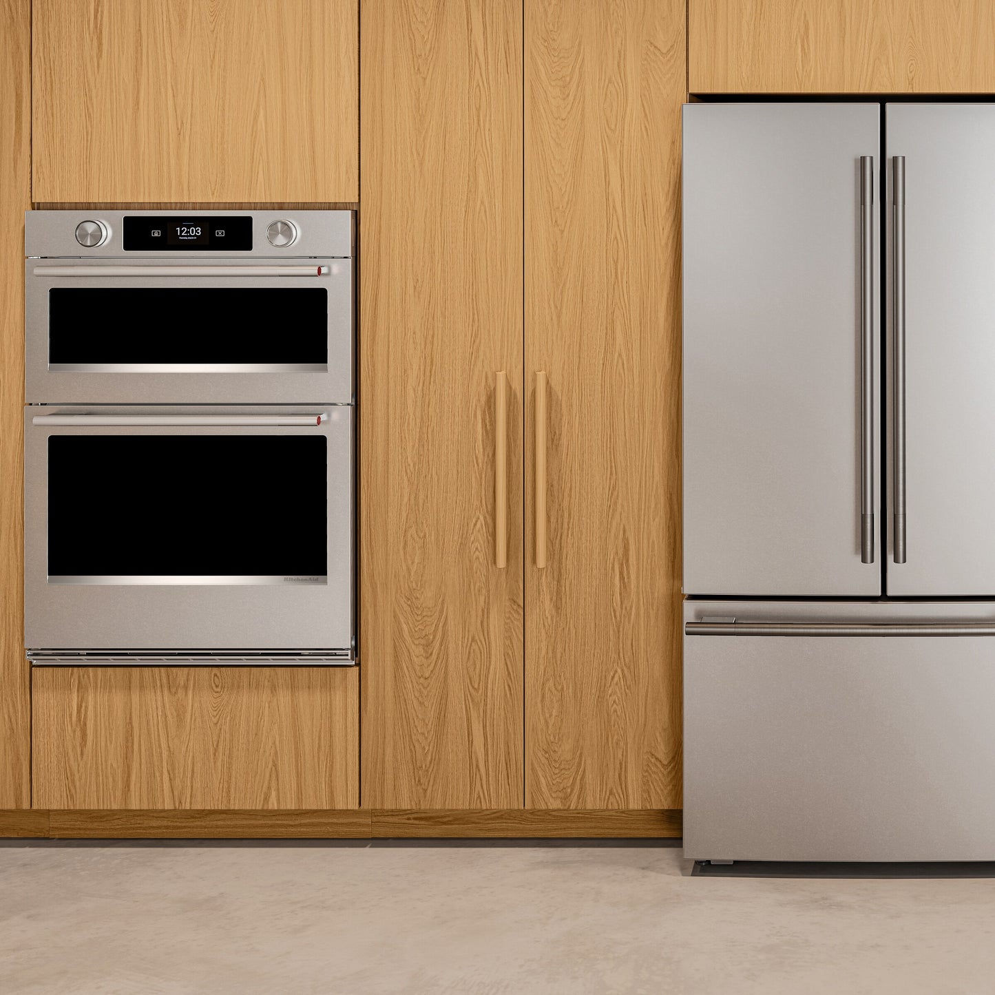 Kitchenaid KRFC236SPS Counter Depth Refrigerator French Door Style , Internal Ice and Water Dispenser , 24 Cu Ft , Print Shield Stainless Steel , 36 Inch , 333008