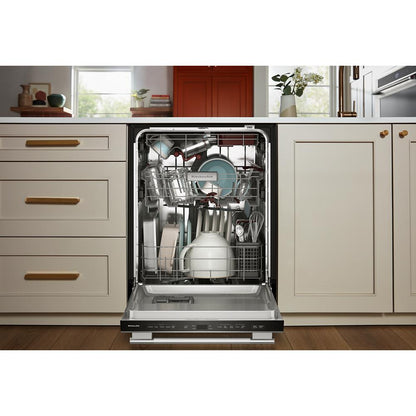 Kitchenaid KDTS434SPS Built In Dishwasher , 3rd Rack , 44 dBA , Print Shield Stainless Steel , 24 Inch , 222015