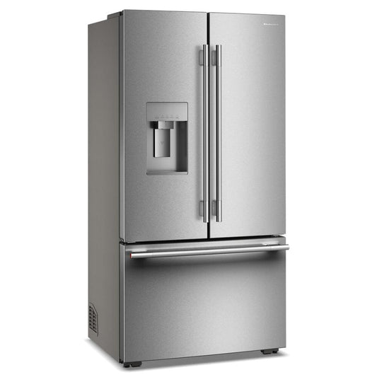 Kitchenaid KRFC736SPS Counter Depth French Door Refrigerator , External Ice and Water Dispenser , Print Shield Stainless Steel  , 333001