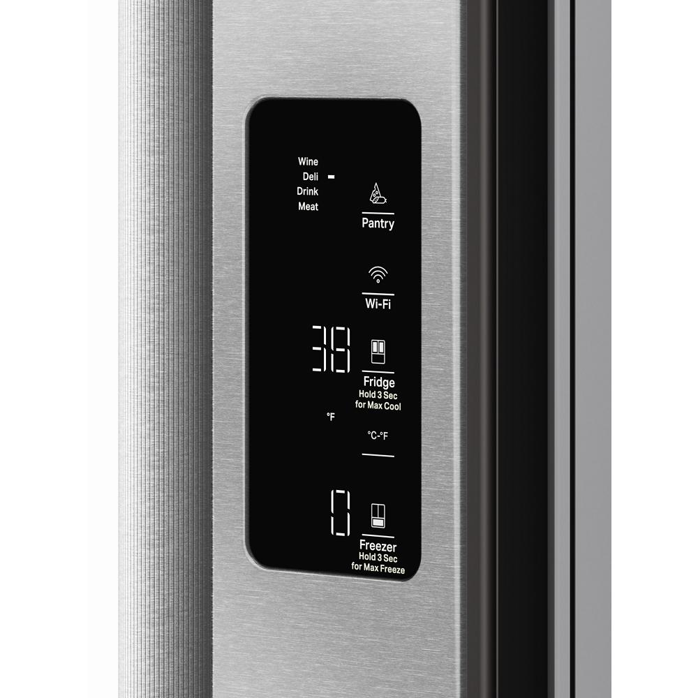 Kitchenaid KRFC736SPS Counter Depth French Door Refrigerator , External Ice and Water Dispenser , Print Shield Stainless Steel  , 333001