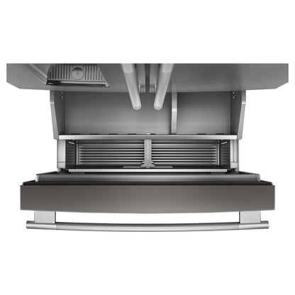 Kitchenaid KRFC536SPS Counter Depth Refrigerator French Door Style , Internal Ice and Water , 23 CU Ft , 36 Inch , Print Shield Stainless Steel , 333011