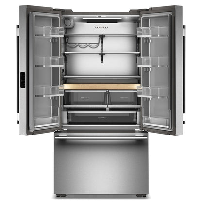 Kitchenaid KRFC336SPS Counter Depth Refrigerator French Door Style , Internal ice and Water , 24 Cu Ft , Print Shield Stainless Steel , 36 Inch , 333005