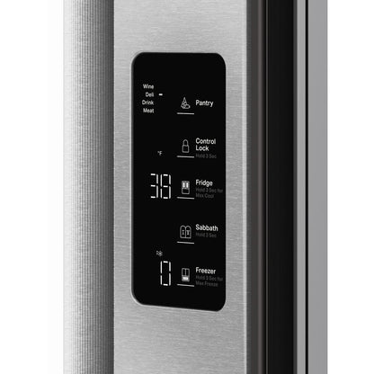 Kitchenaid KRFC336SPS Counter Depth Refrigerator French Door Style , Internal ice and Water , 24 Cu Ft , Print Shield Stainless Steel , 36 Inch , 333005