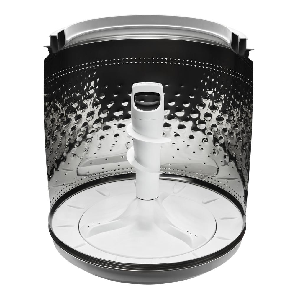 Whirlpool Top Load Washer WTW4307SW , 4.3 Cu Ft 27 Inch , New 2 in 1 Removable Agitator  and Soft Close Glass Lid , 999018