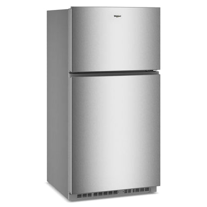 Whirlpool WRTX3021TZ 33 Inch Refrigerator Top Freezer , 21.3 Cu Ft , Fingerprint Resistant Stainless Steel , New , 111012